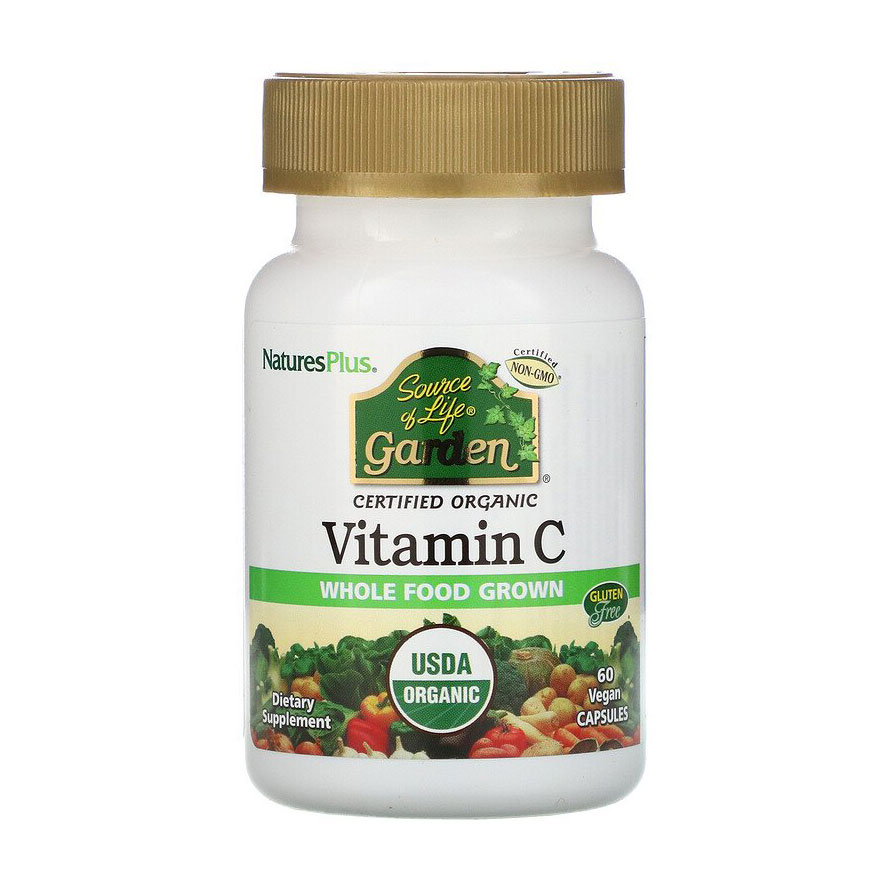 Вітамін C NaturesPlus Source Of Life Garden Vitamin C 500 мг, 60 капсул